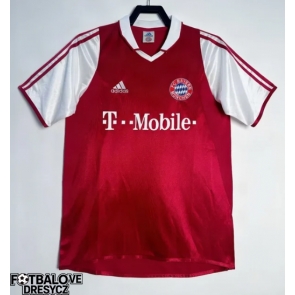Bayern Munich 2003-2004 Retro Domácí Dres Krátký Rukáv